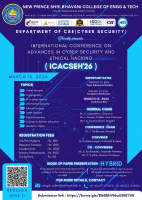 International Conference on advances in Cyber Security and Ethical Hacking ICACSEH’26